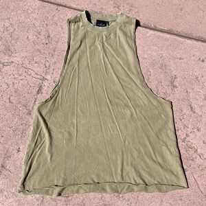 Out from under Urban Outfitters UO Green Muscle Tank Top Sleeveless Women’s Tee